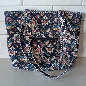 Harry Potter X Vera Bradley Home To Hogwarts Blue Quilted Bag Cloth Washable